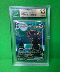 2021 POKEMON EVOLVING SKIES UMBREON VMAX ALT ART 215/203 BGS BECKETT 9.5 - Image 1