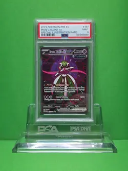 POKEMON 2025 PRISMATIC EVOLUTION IRON VALIANT EX SIR 157 PSA 9 - Image 1