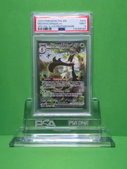 POKEMON 2023 PALDEA EVOLVED MEOWSCARADA EX SIR 256 PSA 9 - Image 1