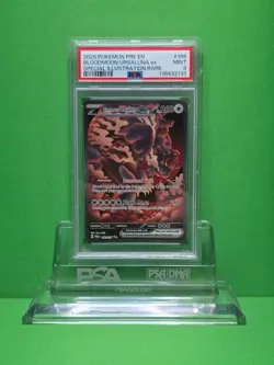 POKEMON 2025 PRISMATIC EVOLUTION BLOODMOON URSALUNA EX SIR 168 PSA 9 - Image 1