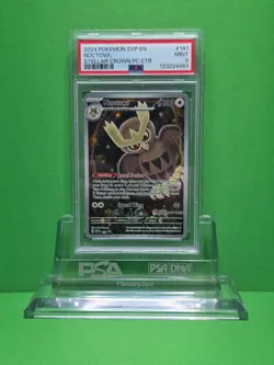 POKEMON 2024 STELLAR CROWN ETB NOCTOWL POKEMON CENTER PROMO 141 PSA 9 - Image 1