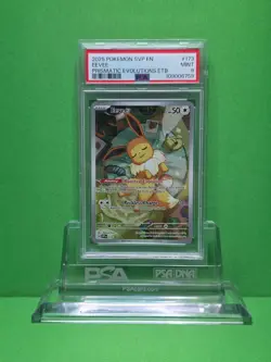 POKEMON 2025 PRISMATIC EVOLUTIONS EEVEE ELITE TRAINER PROMO 173 PSA 9 - Image 1
