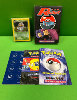Pokemon Trouble Theme Deck Vintage Team Rocket 1999 Complete Damaged Box - Image 1