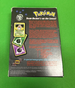 Pokemon Trouble Theme Deck Vintage Team Rocket 1999 Complete Damaged Box - Image 2