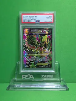 POKEMON 2015 ANCIENT ORIGINS M SCEPTILE EX FULL ART 85 PSA 8 - Image 1