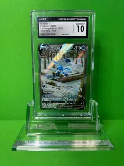 2021 POKEMON EVOLVING SKIES GLACEON V ALT ART 175/203 CGC 10 - Image 1