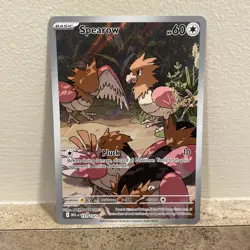 Spearow 151/132 Me01: Mega Evolution Illustration Rare Holo - Pokemon 2025 - NM - Image 1