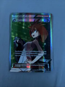 Brigette (Full Art) 161/162 Pokemon XY - BREAKthrough Ultra Rare LP - Image 1