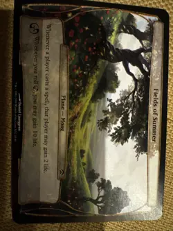 Fields of Summer Magic: The Gathering Trading Card - Image 1