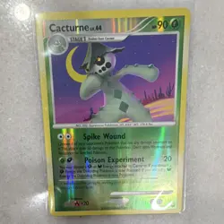 Pokemon TCG Cacturne 42/127 Platinum Reverse Holo Uncommon Stage 1 2009 English - Image 3