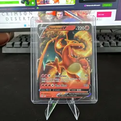 Pokemon Charizard V 017/172 Swsh09: Brilliant Stars Ultra Rare Holo 220 HP - Image 1