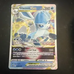 Glaceon VSTAR SWSH197 SWSH: Sword & Shield Black Star Promo Pokemon Card NM - Image 1
