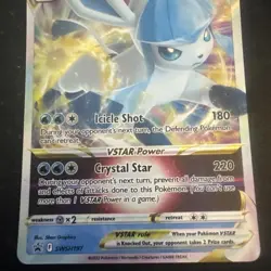 Glaceon VSTAR SWSH197 SWSH: Sword & Shield Black Star Promo Pokemon Card NM - Image 5