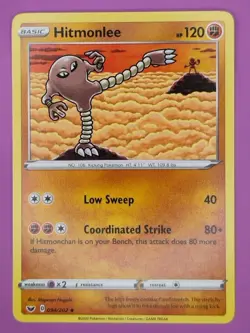 Hitmonlee 094/202 Sword & Shield Regular Finish Uncommon Pokemon Card - Image 1