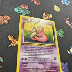 1st Edition Slowbro 43/62 MP -Vintage Pokemon Card- Fossil (8q) - Image 4