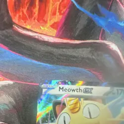 Meowth EX Pokemon POR 062/088 Double Rare Full Art Holo 170 HP 5ban EN Card - Image 2