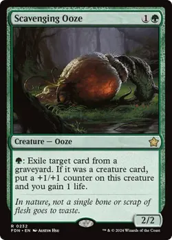 Scavenging Ooze - Foundations FDN - Rare - MTG Magic Pack fresh - Image 1