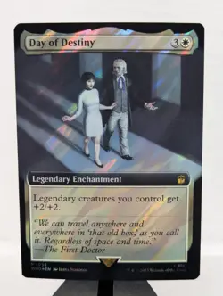 MTG - Dr Doctor Who - Borderless - Surge Foil - #1055 - Day of Destiny - Image 1