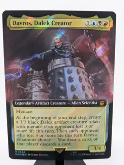 Davros, Dalek Creator - Extended Art - Surge Foil) Doctor Who Magic, MTG, (0998) - Image 1