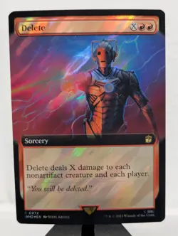 Extended Art - Delete - Surge Foil Magic: Universes Beyond: Doctor Who WHO #0972 - Image 1