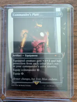 MTG Marvel Secret Lair x Iron Man Rainbow Foil with Groot - Image 4