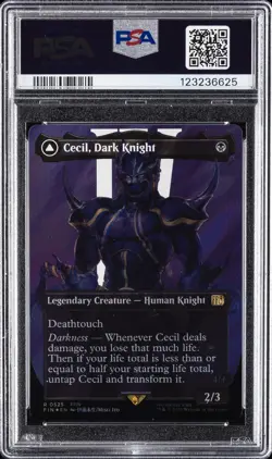 2025 MTG FINAL FANTASY #0525 CECIL, DARK KNIGHT/CECIL, REDEEMED PALADIN PSA 10 - Image 2