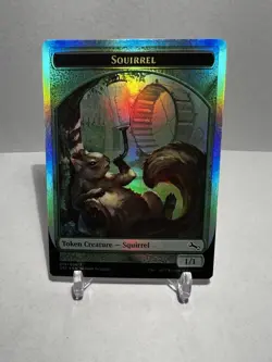 Squirrel Token Foil 15/20 Magic The Gathering MTG: Unstable NM - Image 1