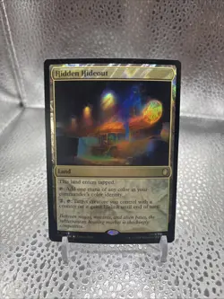 Hidden Hideout (Surge Foil) Commander: Teenage Mutant Ninja Turtles Foil - Image 1