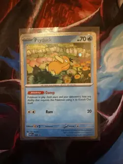 Psyduck Cosmos Holo MEP 007 Mega Evolution Black Star Promo Pokemon Card - Image 1