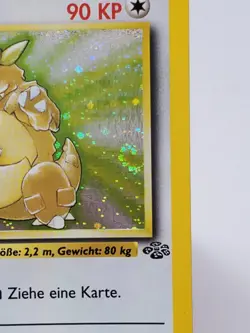 Kangaskhan Jungle Holo Rare Swirl Unlimited German Pokemon Card 05/64 WOTC - LP - Image 2