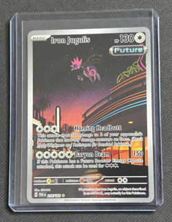 Pokemon TCG Iron Jugulis Paradox Rift Holo Card 216/182 NM pack fresh - Image 1