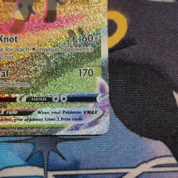 Pokemon TCG Leafeon VMAX Holo Card Evolving Skies 205/203 Near Mint Condition - Image 2
