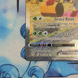 Pokemon TCG Leafeon VMAX Holo Card Evolving Skies 205/203 Near Mint Condition - Image 3