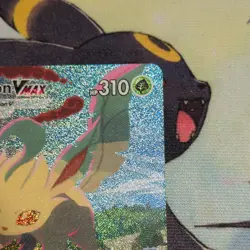 Pokemon TCG Leafeon VMAX Holo Card Evolving Skies 205/203 Near Mint Condition - Image 5