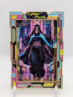 One Piece CCG Boa Hancock Cyber Punk Waifu Metal Thick Card ! - Image 1