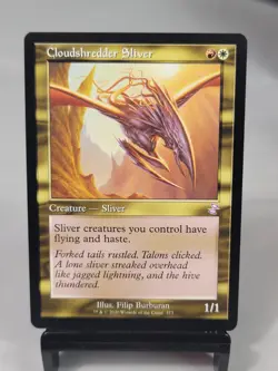 MTG - Time Spiral: Remastered - Cloudshredder Sliver - Retro Border - Image 1