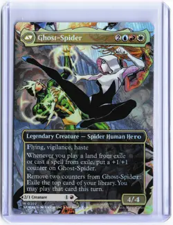 Gwen Stacy (0202) Foil (Borderless) M Marvel's Spider-Man 202 NM - Image 2