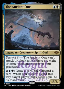 The Ancient One 1x FOIL Lost Caverns of Ixalan MTG LCI Mythic MINT blue black - Image 1