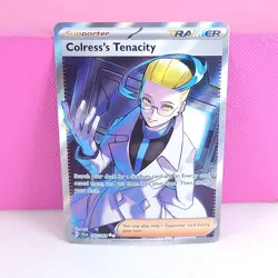 Colress's Tenacity 087/064 Ultra Rare Shrouded Fable Full Art Trainer Pokemon LP - Image 1