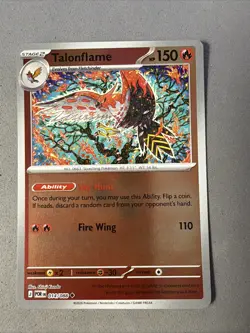 Pokemon TCG * Talonflame 14/088 REVERSE HOLO * Mega Evolution Perfect Order NM - Image 1