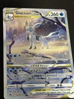 Glaceon VSTAR GG40/GG70 Pokemon TCG Crown Zenith Galarian Gallery NM-M - Image 1