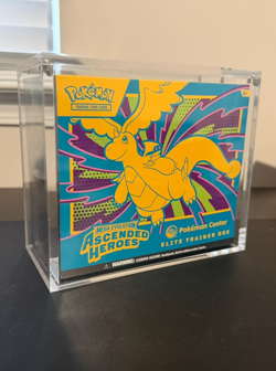 Pokemon Ascended Heroes Pokemon Center ETB Elite Trainer Box Sealed with Acrylic - Image 1