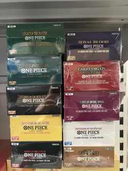 Lotto ONE PIECE box ENG PRB-01 -OP-05-06-07-08-09-10-11-12-13 - Image 1