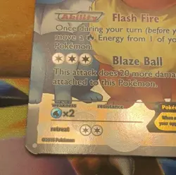 Pokemon Flareon EX RC28/RC32 Generations Ultra Rare Full Art Holo Basic 170 HP - Image 5