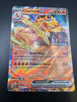Charizard EX 006/165 - 151 English Double Rare - Pokemon TCG Card - Image 1