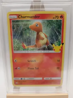 Pokemon Card Charmander 9/25 Non Holo Mcdonalds 25th Anniversary Get Graded 9 - Image 2