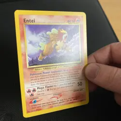 Entei 17/64 Neo Revelation Non Holo Rare Unlimited Pokemon Card WOTC - Image 3