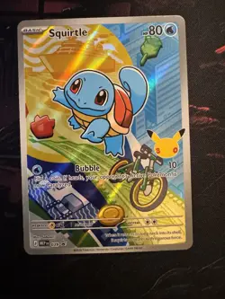 Pokemon Squirtle Full Art Holo Promo Card MEP 039 Basic 2026 - Image 1