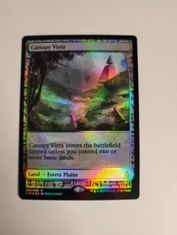 Magic the Gathering Canopy Vista Foil Card Zendikar Expeditions - Image 1