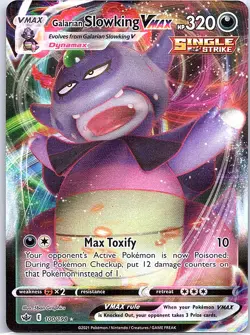 Galarian Slowking VMAX 100/198 SWSH06: Chilling Reign - Pokemon Card - NM - Image 1